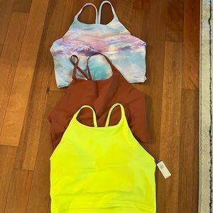 Old navy mid length bra tops